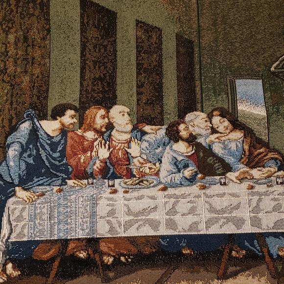 First Supper woven tapestry - Picture 2 of 5